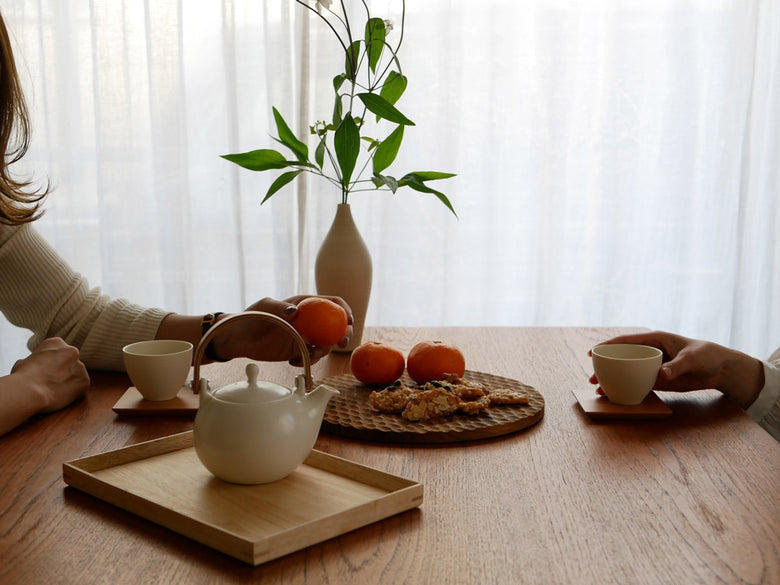 SALIU/サリュー 結 YUI 白磁製湯呑み 120ml