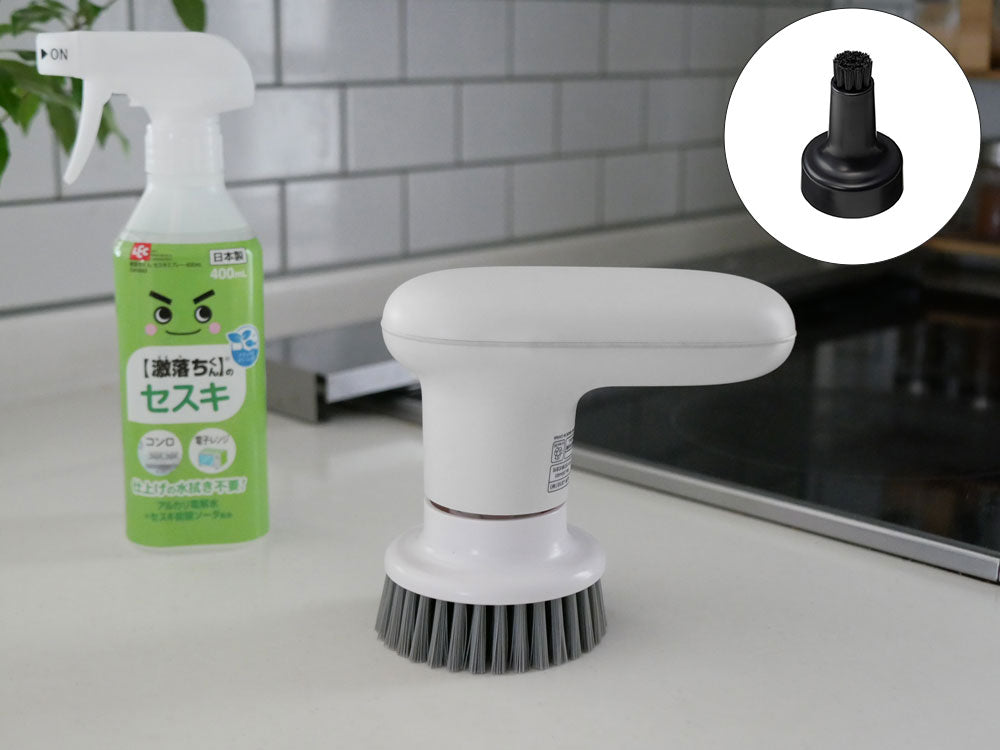 ノベルティ付》【±0/プラスマイナスゼロ】激落ちくん コードレス電動