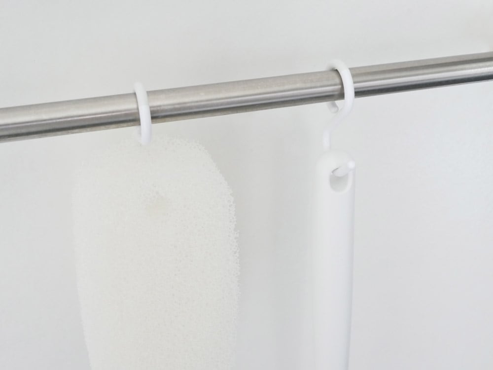 マーナの白いお風呂用スポンジ