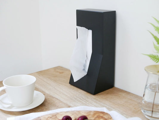 デュエンデの縦置きティッシュスタンド（スチール製）