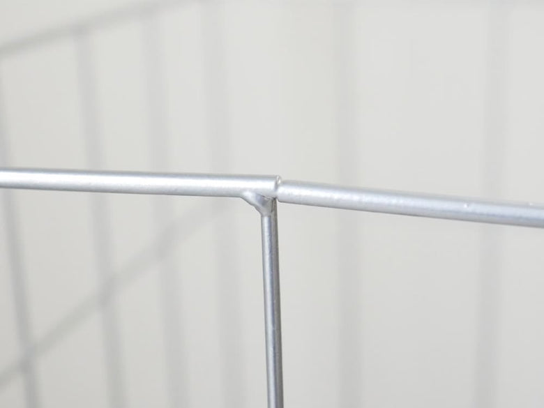 BRIDのシルバーカラー スチール製ランドリーストレージ ラウンド33L