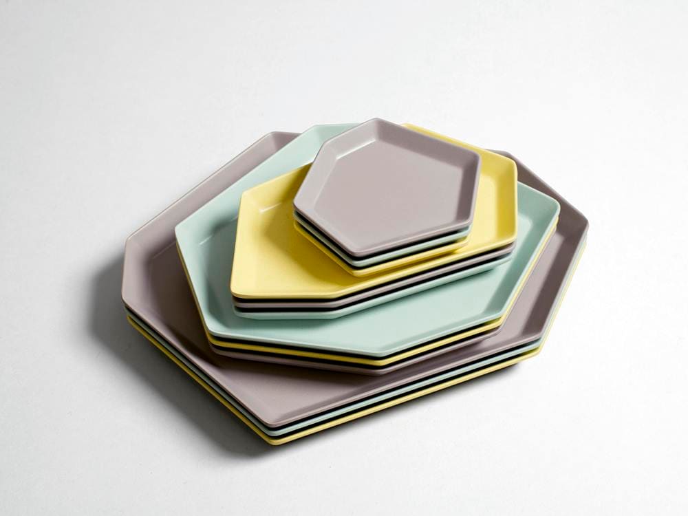 ideacoシマモリのバンブーメラミン製プレート