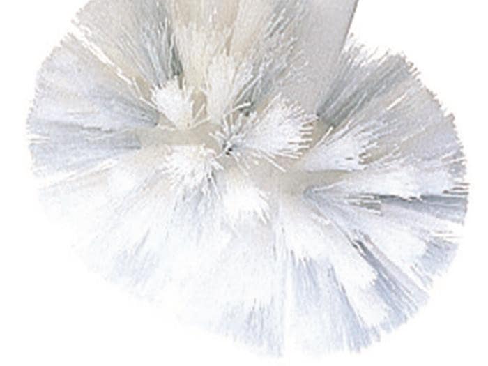 白色とシルバーのマーナトイレブラシ