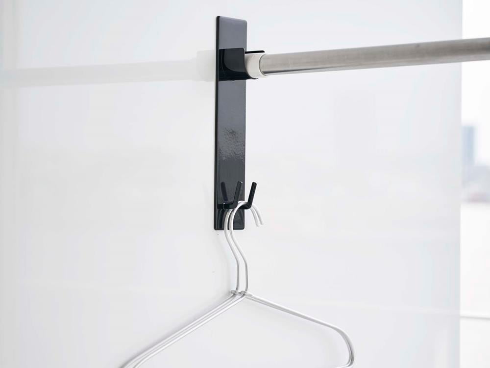 スチール製マグネット物干し竿ホルダー2個セット