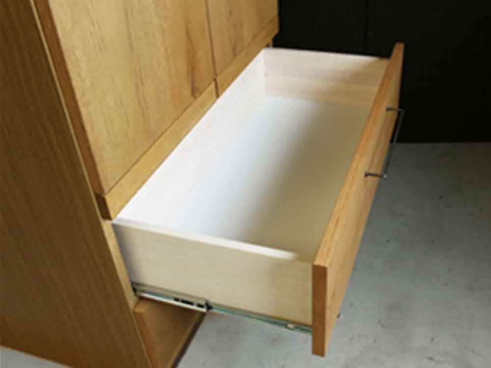 adepeche/アデペシュ】cadeal ワードローブ 2ドア ウィズ ドロワー
