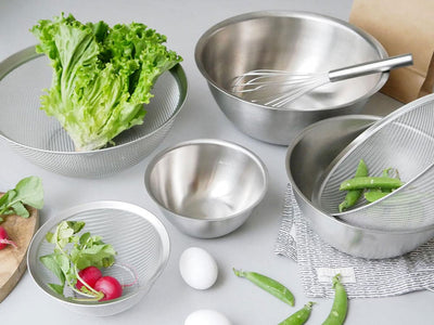 【la base/ラバーゼ】ステンレス ボウル・ザル・プレート