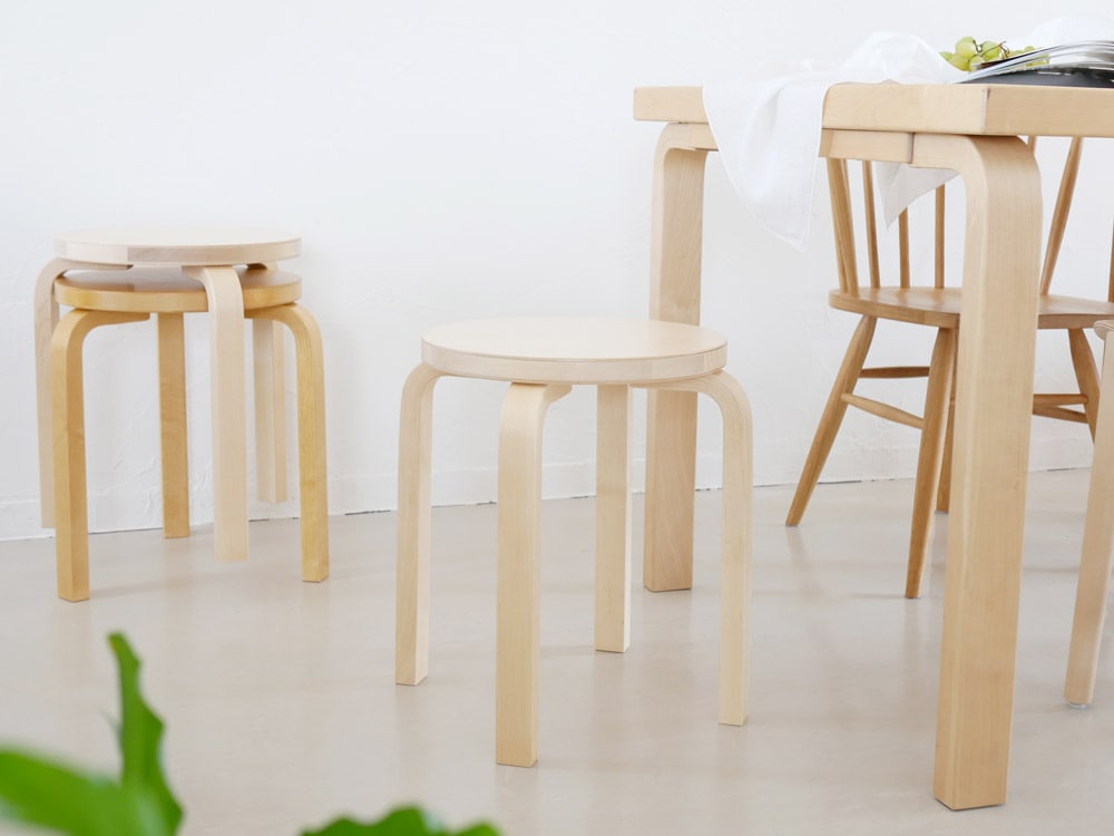 Artek/アルテック】スツール60/E60【受注生産品・メーカー直送・代引き