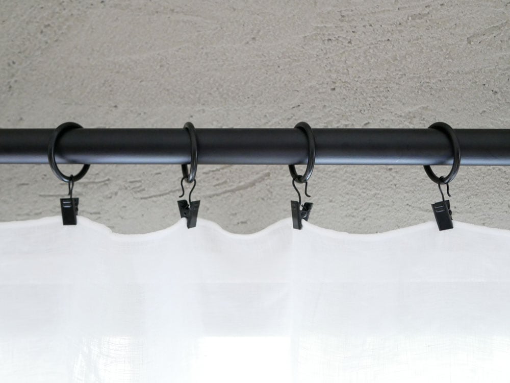 ポッシュリビングのアイアンカーテンクリップ6個セット