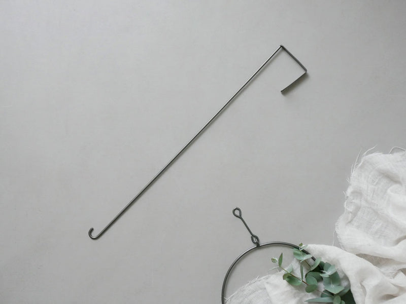 ホーンプリーズ製の銀色アイアンリースフック