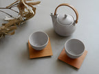 SALIU結YUI白磁土瓶急須とカップ