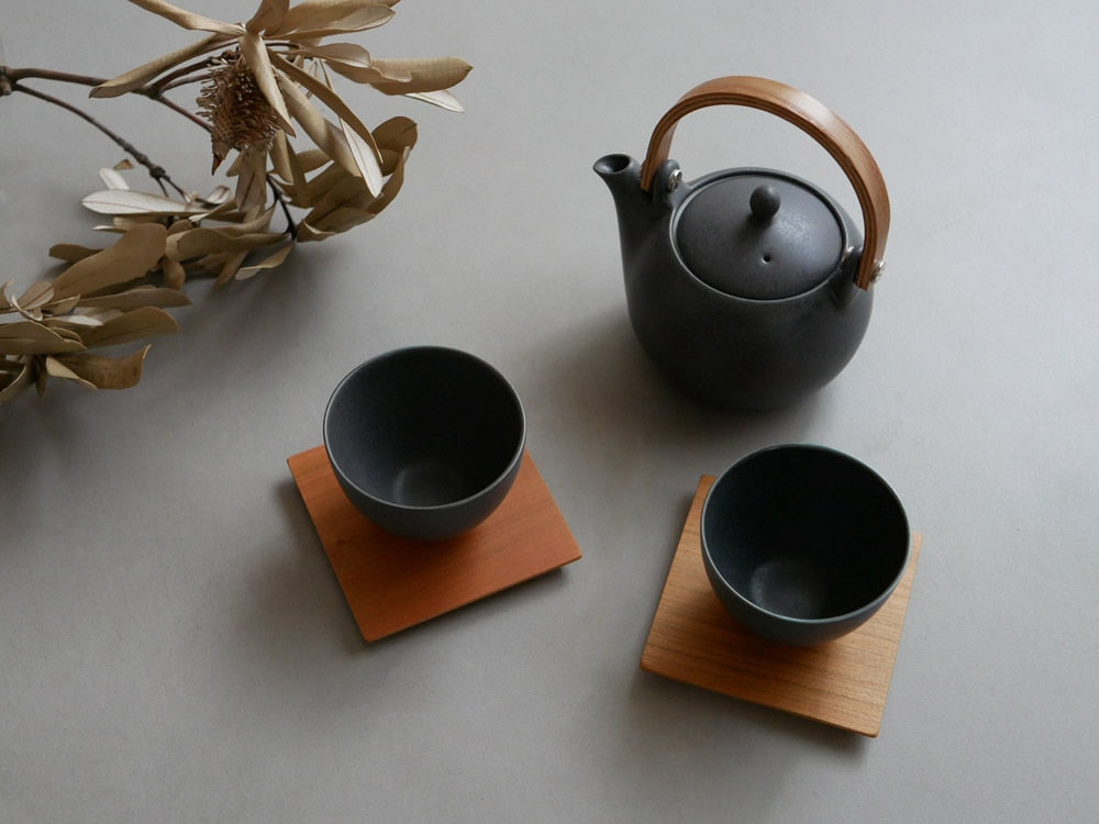 白磁製サリュー結YUI土瓶急須