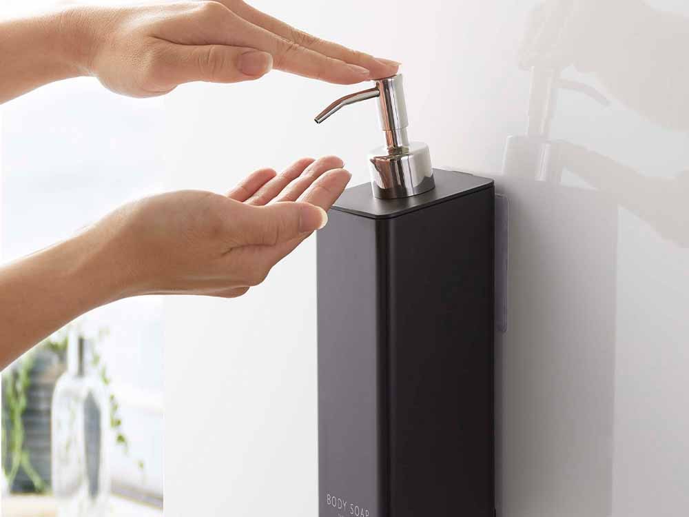 山崎タワー フィルムフック付きソープディスペンサー