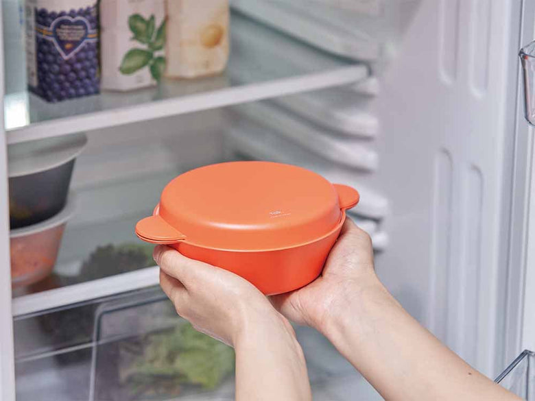 黄色のタック製キッズスープボウルセット