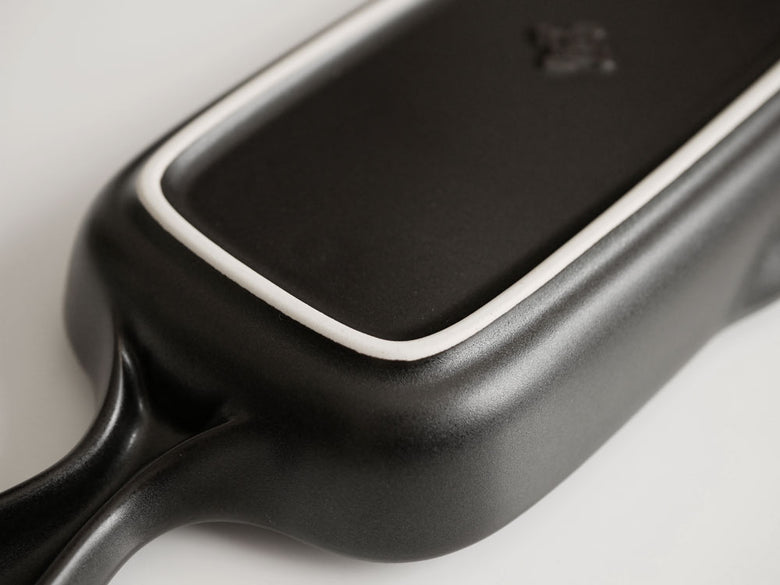 トウジキトンヤ製萬古焼のハーフタイプとスクエアタイプのグリルプレート