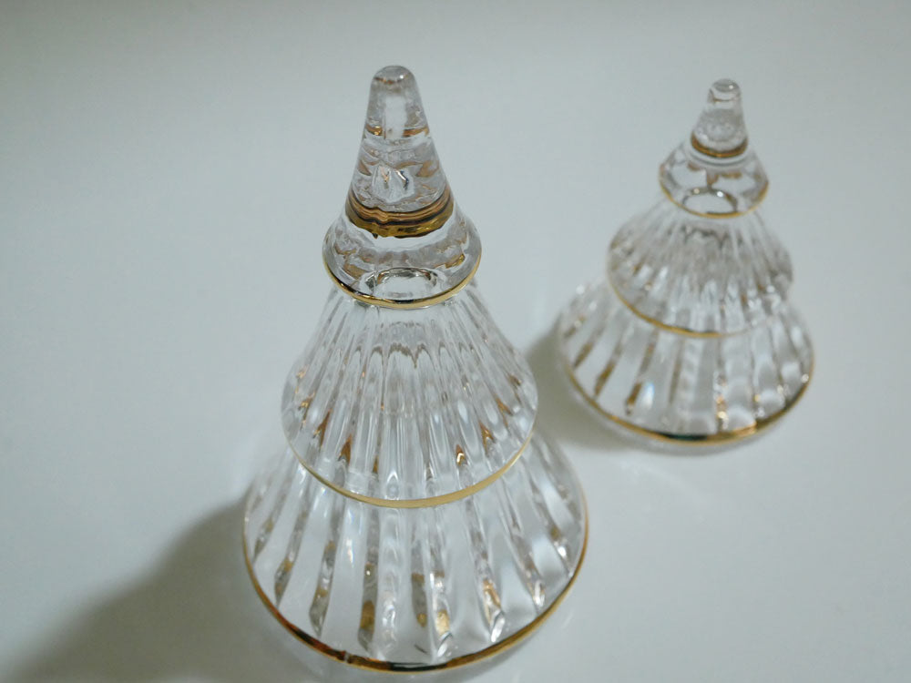 HOLMEGAARDの型押し塗装ガラスクリスマスツリー