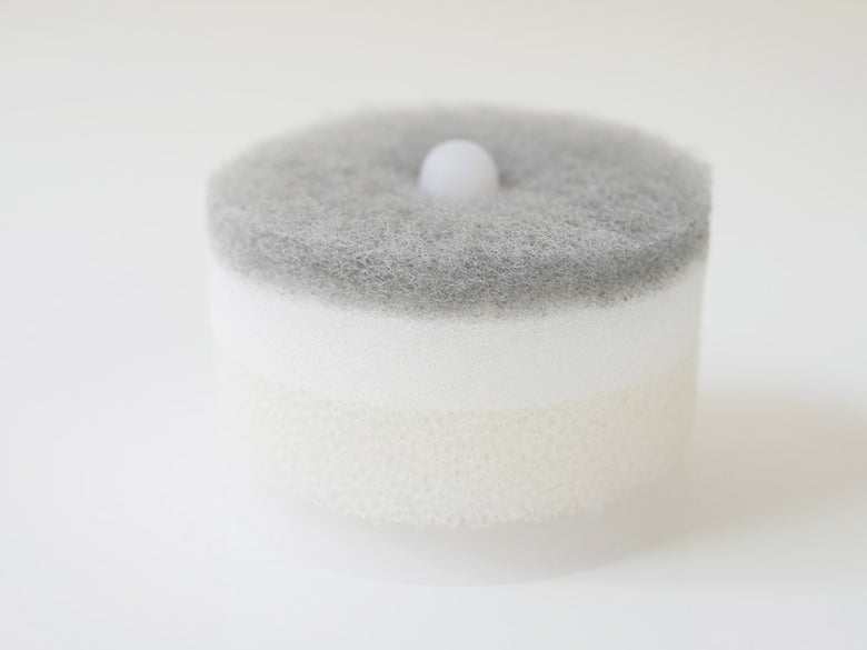 マーナのPOCO吸盤付き洗面用ウールスポンジ