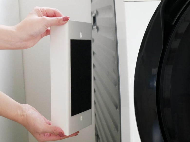 towerのスチール製マグネットフローリングワイパースタンド