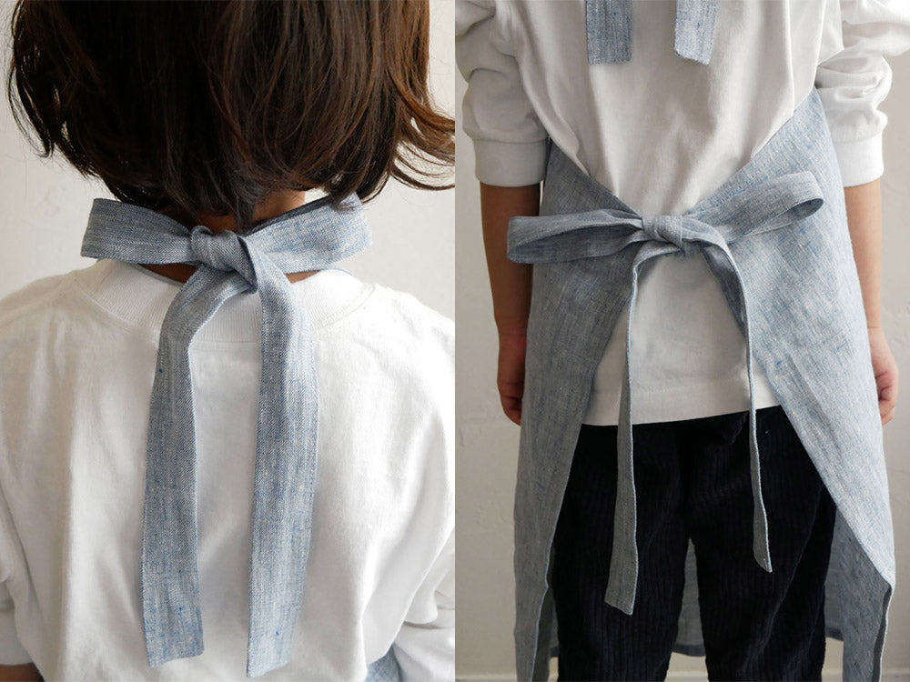 Magic Linenの100％リネンキッズエプロン