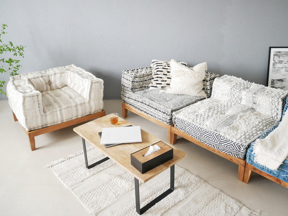 adepecheブロックマルチ ユーアームソファの写真