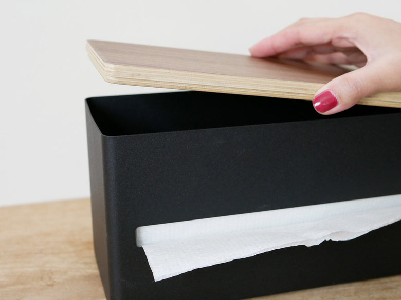 リン両面ティッシュケースの写真