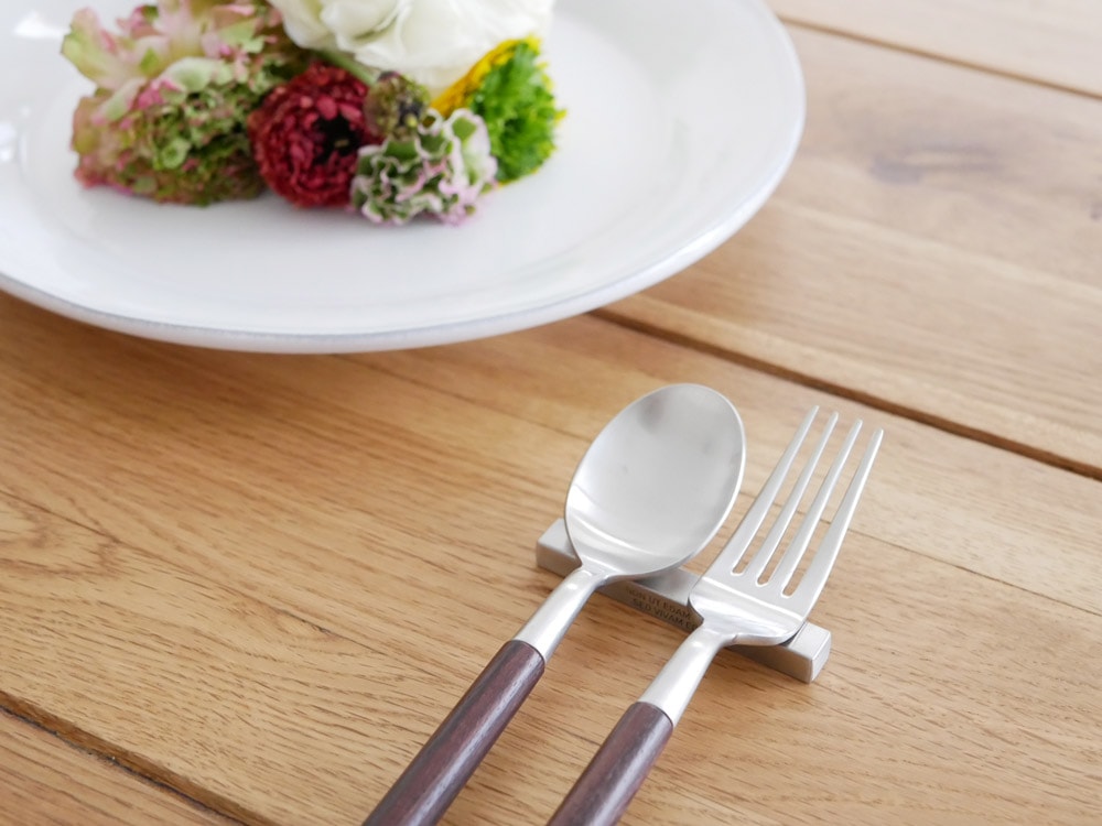 DULTON製18-8ステンレスカトラリーレストスクエア