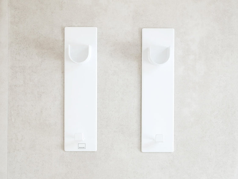 YAMAZAKIのマグネットバスルーム物干しホルダー2個組