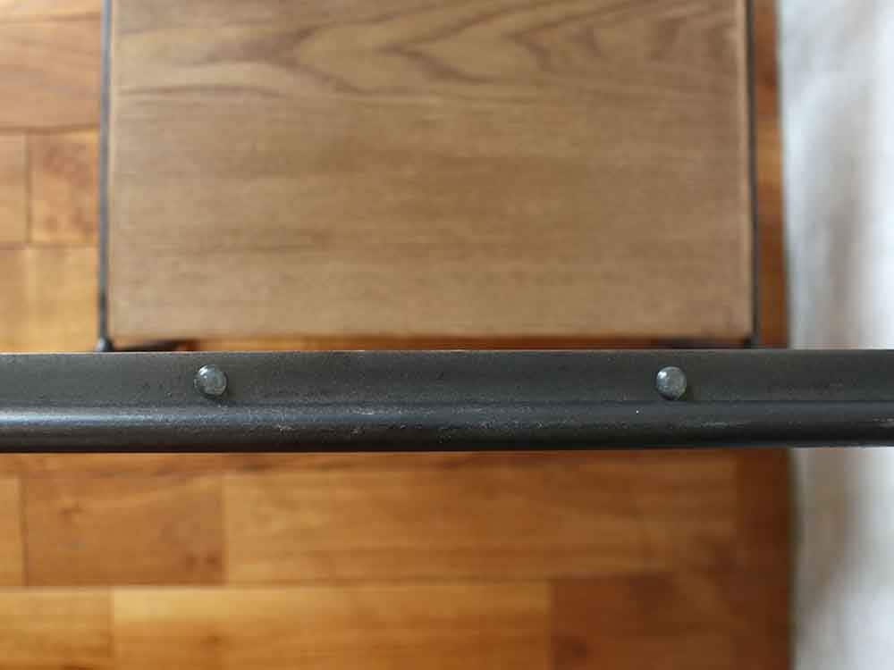 a.depeche socph センターテーブル 木とスチール製