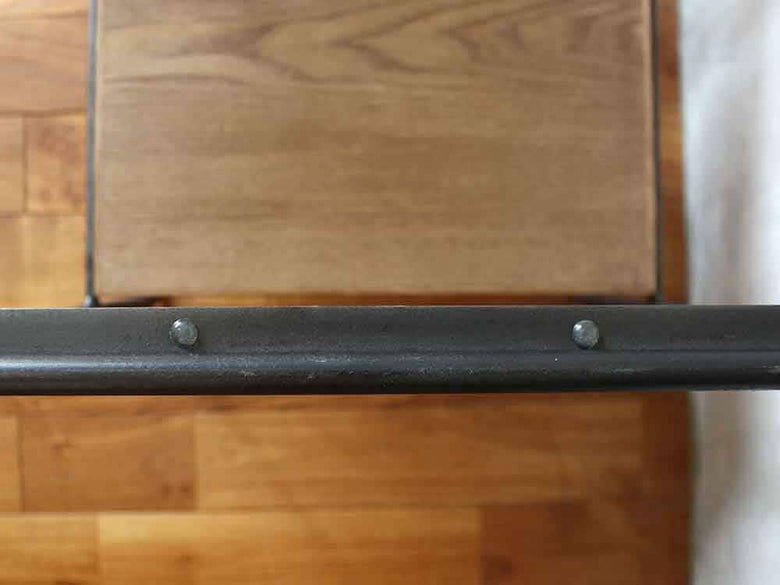 a.depeche socph センターテーブル 木とスチール製