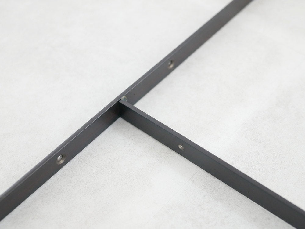 黒皮鉄製のPOSH LIVINGミルスケールシェルフブラケット