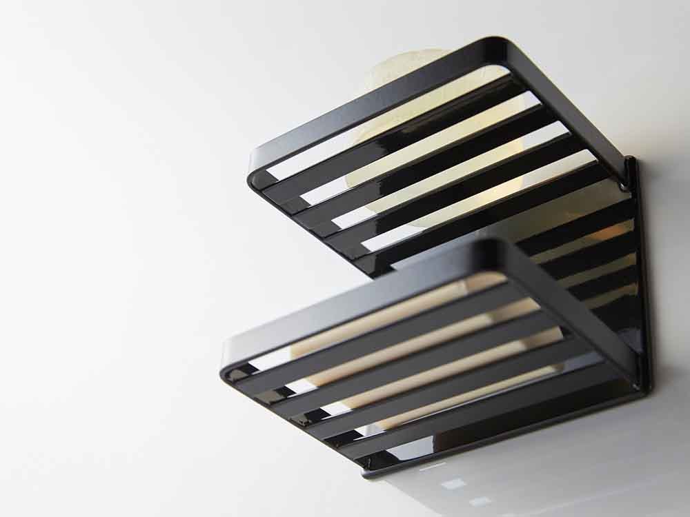 YAMAZAKIタワー2段マグネット浴室用ソープトレー