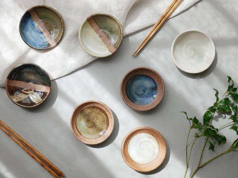 a.depecheの手作りOTOHA豆皿、陶器製