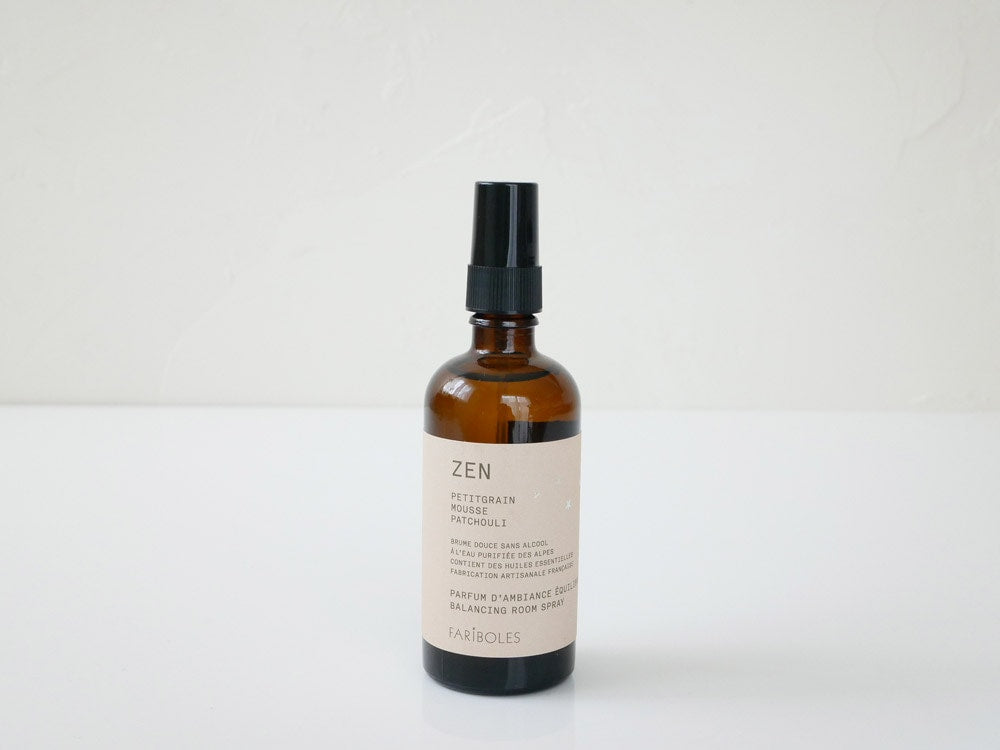 FARIBOLES バランシングルームミスト100mlガラスボトル