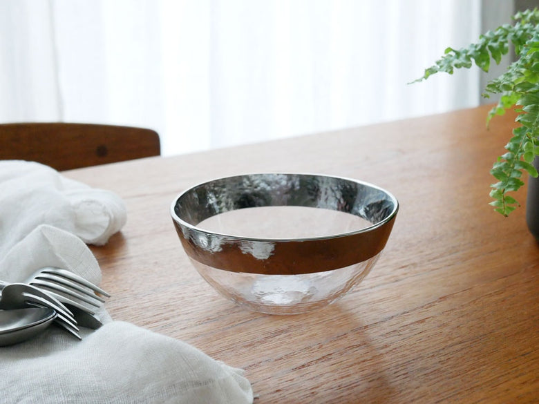 ダルトン製ソーダガラスのオーボボウル