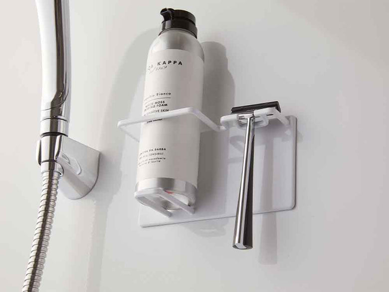 銀色マグネット式シェイバーホルダー バスルーム用