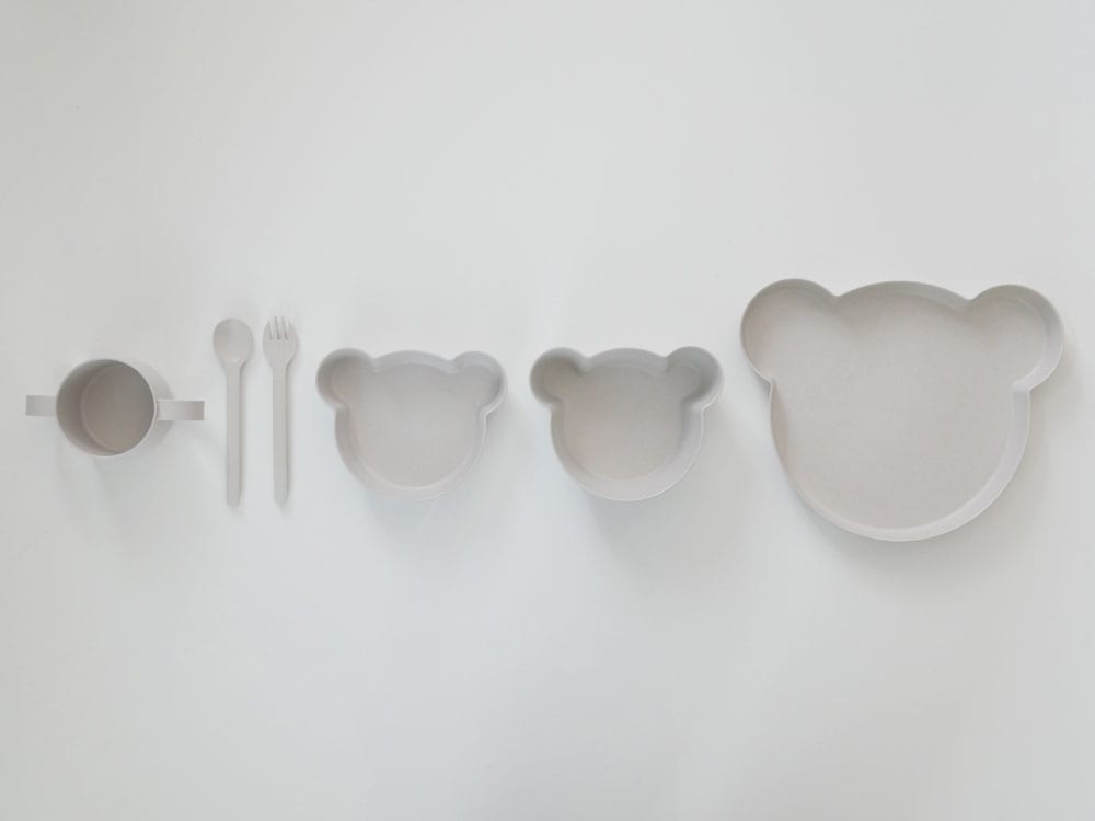 タックのビオキッズディッシュとカトラリーセット