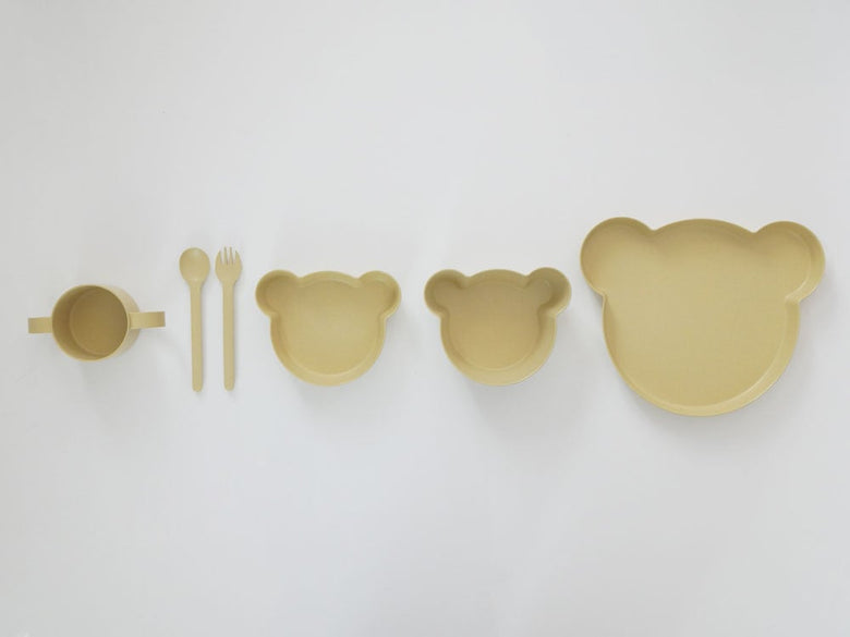 タックのビオキッズディッシュカトラリーセット、スプーンとフォーク