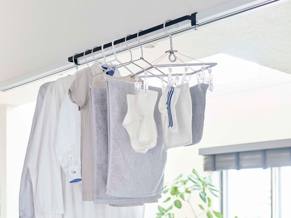 タワー製室内物干しハンガーバー