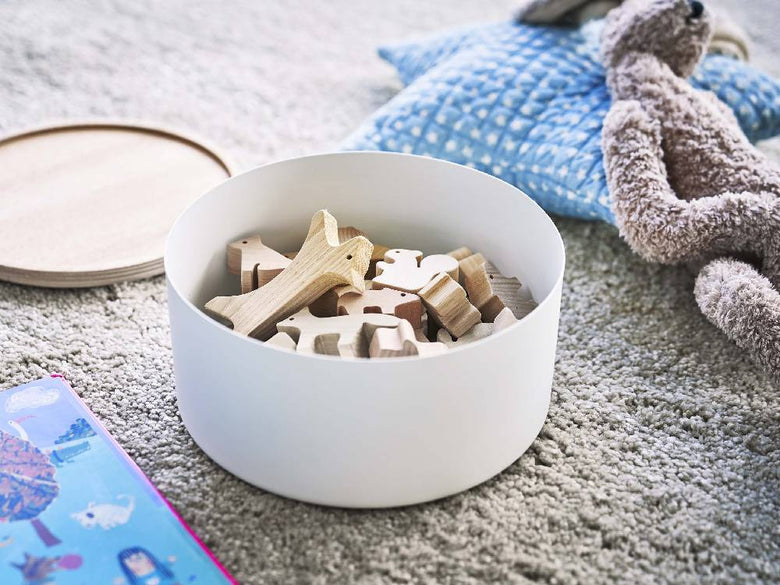 RIN/リン 蓋付きラウンド収納ケース