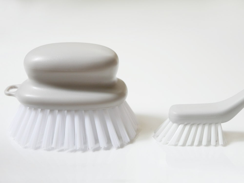 マーナブランドのプラスチック製お風呂ブラシ