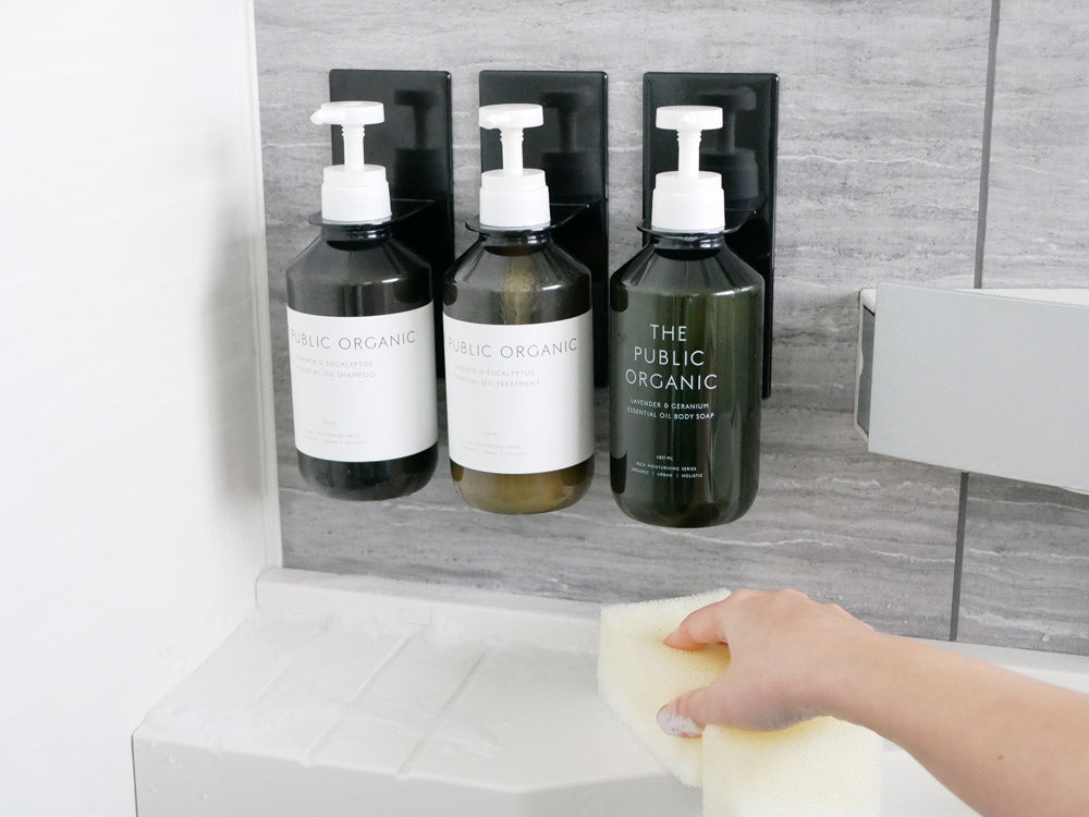 ヤマザキのマグネットバスルームディスペンサーホルダー