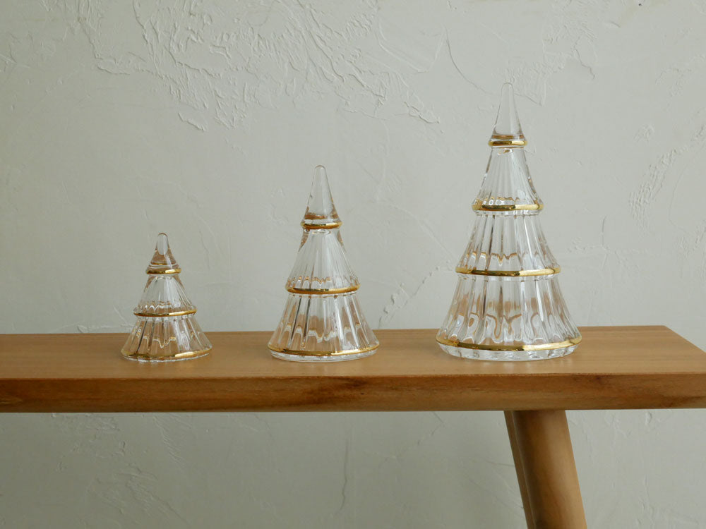 HOLMEGAARDの型押し塗装ガラスクリスマスツリー