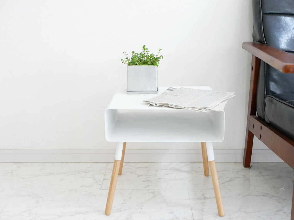 POSH LIVINGのスクエアとラウンドのアルミポット＆プレート