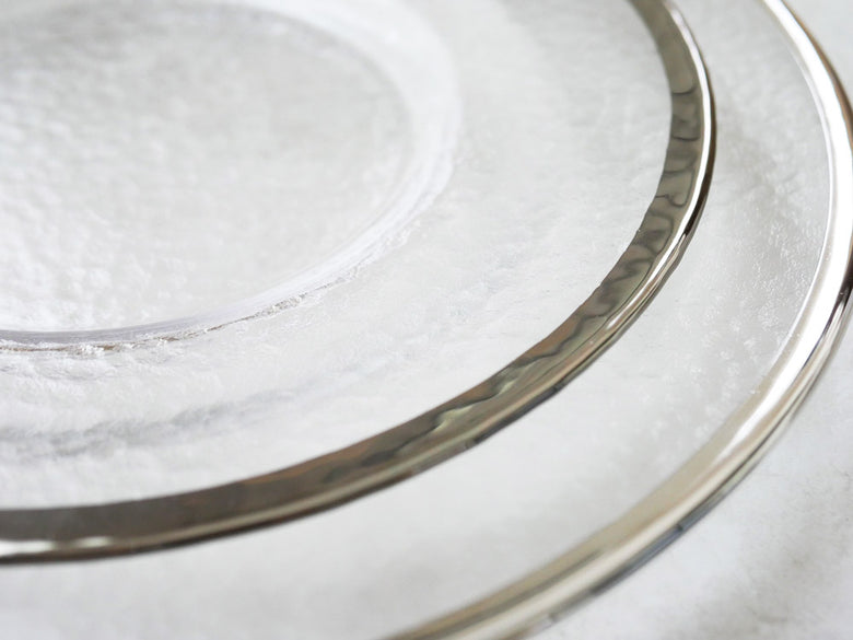 ダルトン製ガラステーブルオーボプレート 22cm