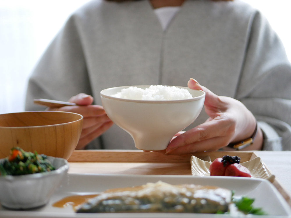 陶器製茶碗 シンプルなデザイン sarasa design×イブキクラフト】ご飯茶碗｜【公式】ひなたライフ
