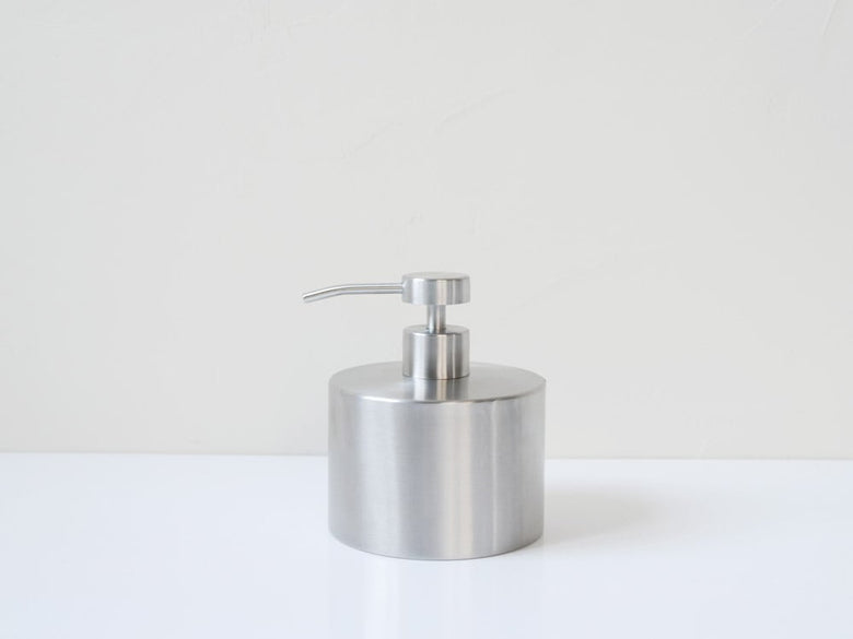 ダルトン製白いステンレススチールソープディスペンサー