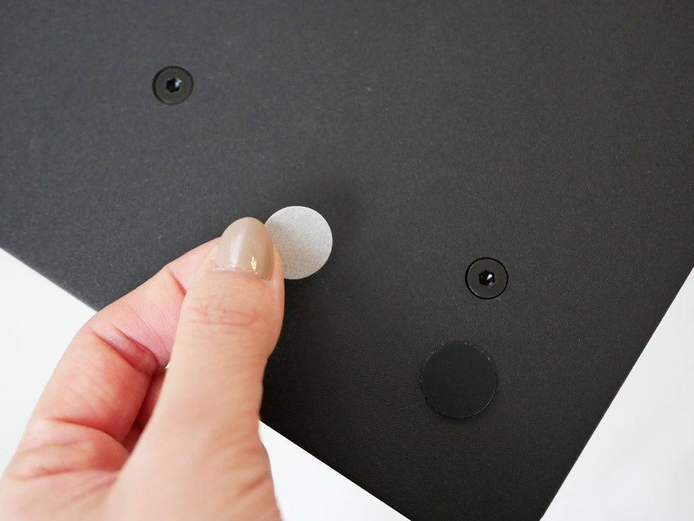 ヤマザキ製スチール天板木脚プレーン差し込みサイドテーブル