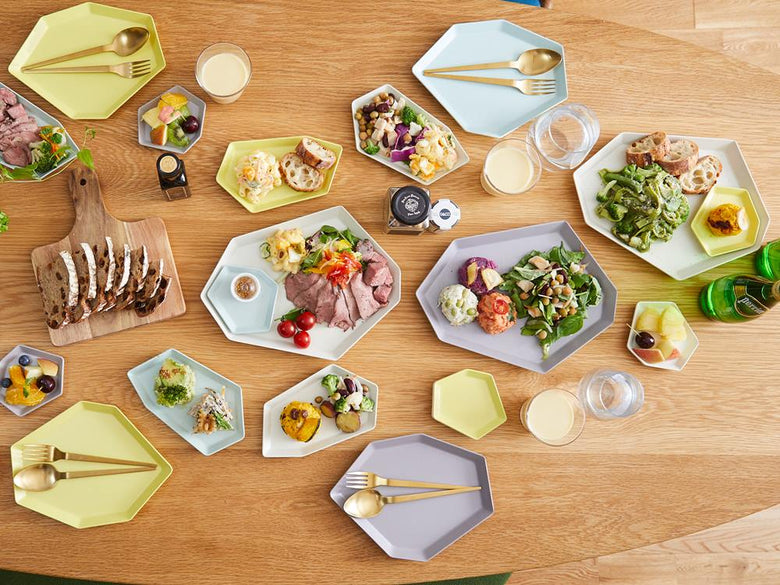 ideacoの竹パウダーメラミン製プレート