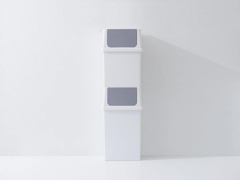 like-itのホワイトフロントオープントラッシュビン
