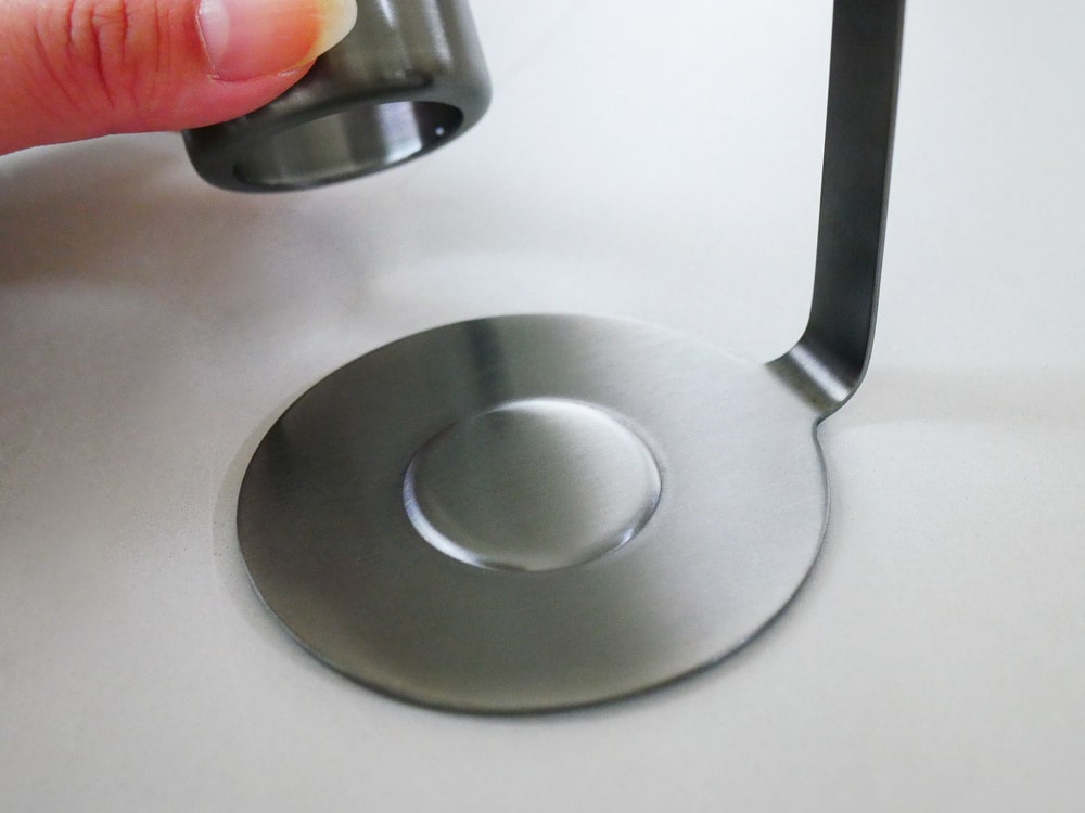 KINTOのアロマオイルウォーマーとガラスカップ