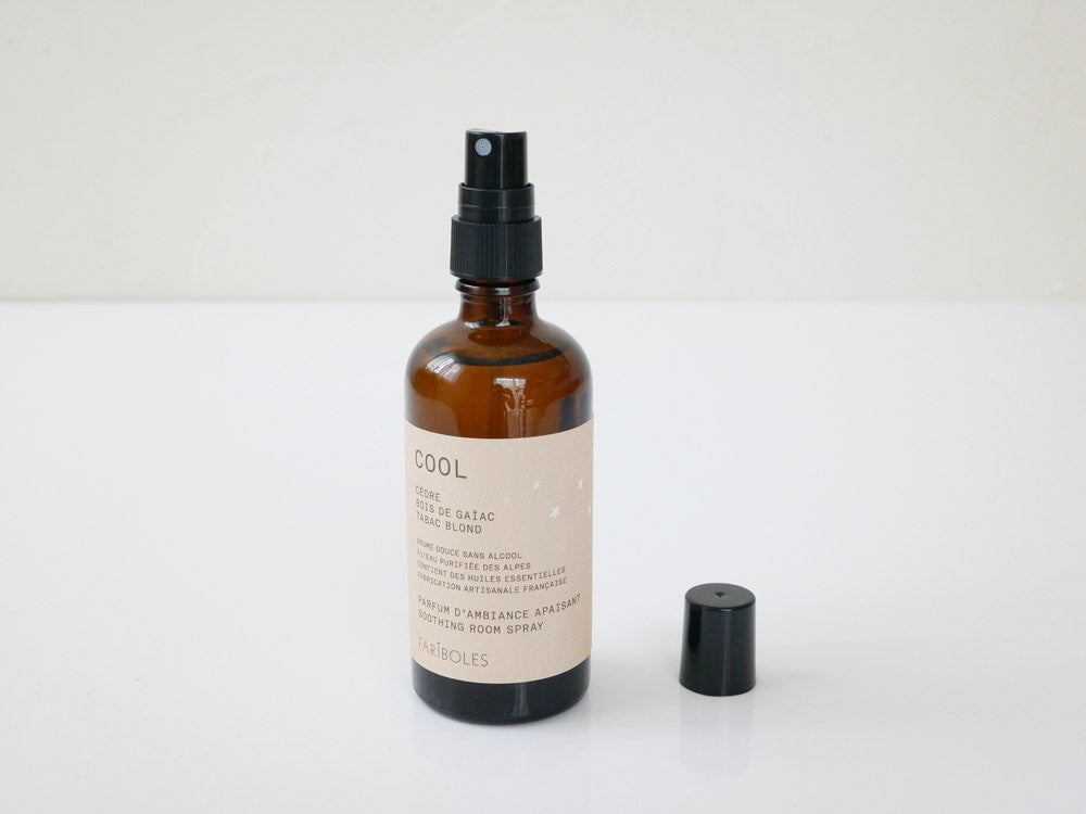 FARIBOLESのバランシングルームミスト100mlガラスボトル